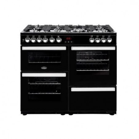 BELLING - Piano de cuisson mixte PCENTR110DFBLK 110cm Noir