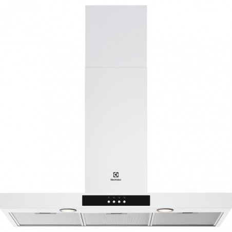 Hotte décorative ELECTROLUX LFT429W - L90cm - Blanche - 3 vitesses - 68dB