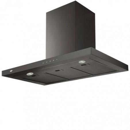 Hotte décorative murale CONTINENTAL EDISON CEH90BSS 90 cm - Noir