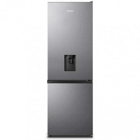 HISENSE RB372N4WD1 Réfrigérateur congélateur bas - 287L (207L+80L) - froid ventilé total - A+ - L59,5x H178,5 - silver