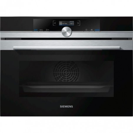 SIEMENS CB675GBS3 FOUR COMPACT - PYROLYSE - 47L - A+ - INOX