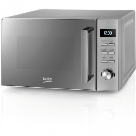 Micro-ondes Grill posable 20L - BEKO MGF20210X - Inox et Miroir - L46 cm - 5 Niveaux de puissance