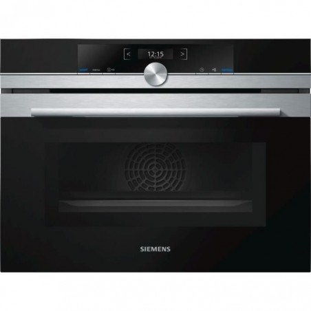 SIEMENS CM633GBS1 - Four encastrable fonction micro ondes - 45 L - 6 modes de cuisson - Inox