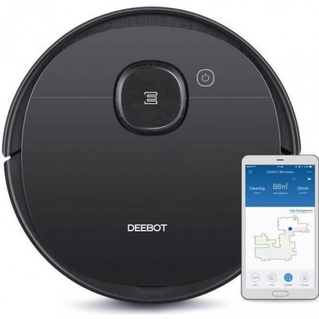 ECOVACS DEEBOT Ozmo 950 Robot aspirateur nettoyeur et laveur connecté - Navigation intelligente et détection dobstacles