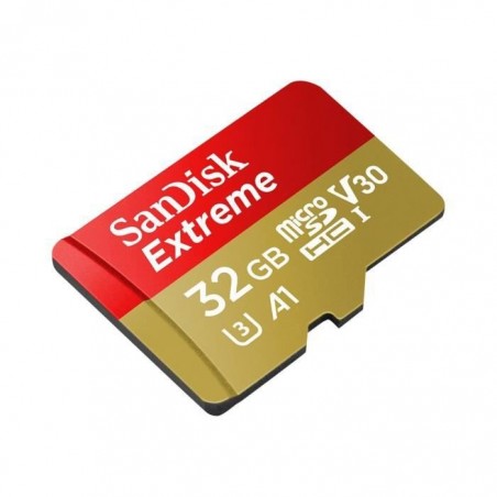 SANDISK SDSQXAF-032G-GN6AA EXTREME Cartes microSDHC 32GB - Avec adaptateur pour caméras d'action