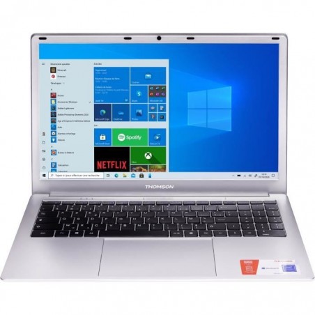 PC Portable - THOMSON N15C4SL128 - 15,6 HD - Intel Celeron - RAM 4 Go - Stockage 128 Go SSD - Windows 10s - AZERTY