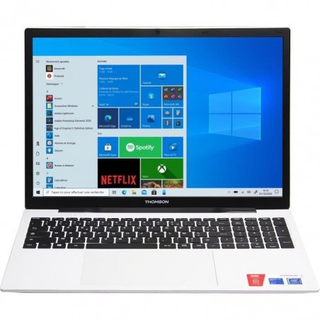 PC Portable - THOMSON NEO17 - 17,3 HD - INTEL Celeron N4020- RAM 8 Go - Stockage 512 Go SSD - Windows 10 Famille - Blanc -