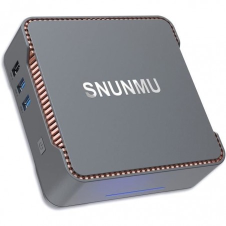 SNUNMU Mini PC, 4Go RAM + 64Go ROM, Windows 10 Pro Intel Celeron N3350, Dual WiFi 2.4G-5G, Ethernet 1000Mbps, BT 4.2, 4K HD