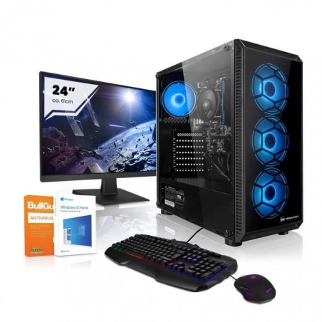 Megaport Super Méga Pack Atlas Windows 10 AMD Athlon 3000G 2x 3.50GHz AMD Radeon Vega 3 16Go 120Go SSD+1To HDD Ecran LED