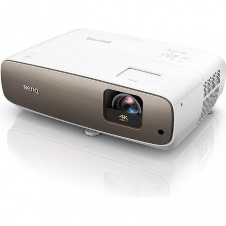 BENQ W2700 - Vidéoprojecteur DLP 4K UHD (3840x2160) - 2000 lumens ANSI - HDMI, USB - 2 Haut-parleurs 5W - Blanc et Marron