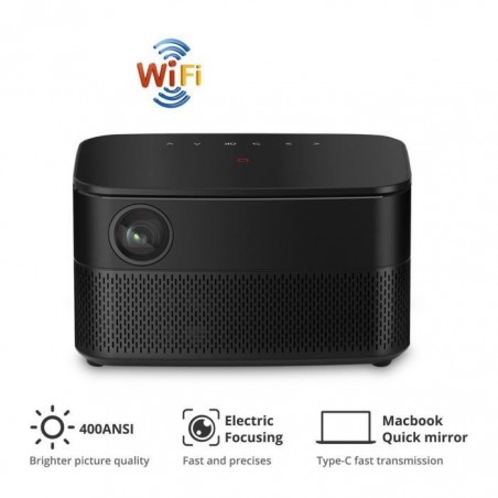 Vidéoprojecteur intelligent 3D DLP 1Go+8Go 4K HD 1080P Android WiFi LED Maison Cinéma HDMI USB