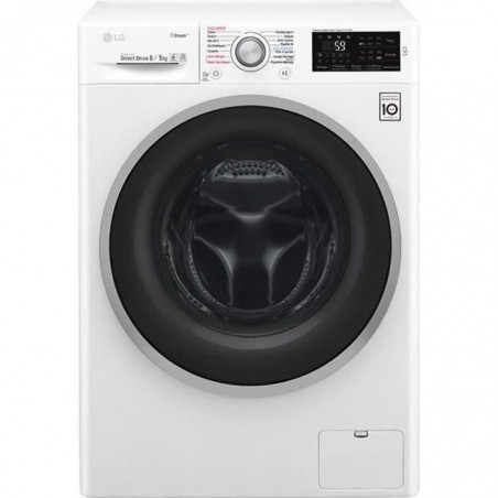 Lave-linge séchant 8 Kg LG F854N41WR Blanc