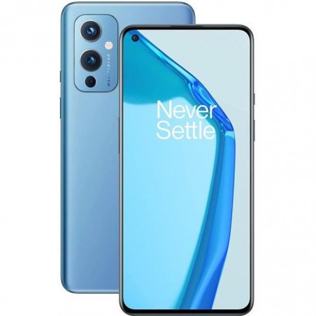 OnePlus 9 5G Téléphone 8Go 128Go Bleu Snapdragon 888 6.55 pouces AMOLED 120Hz 50MP Triple caméra Charge Warp Charge 65T 4500mAh