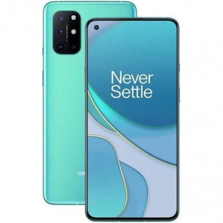 OnePlus 8T Téléphone Vert 12Go 256Go 5G EU Global Version KB2003 cran 6.55 120Hz FHD 4500 mAh Quad Caméra 65W Warp Charge