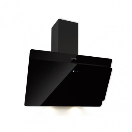 Klarstein Aurica 90 Hotte murale aspirante décorative 90cm - recyclage ou évacuation 620m³-h - 3 vitesses - moteur 165W - noir