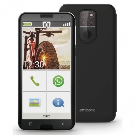 EMPORIA Smartphone pour seniors 5,5 - Noir