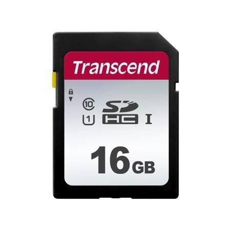 TRANSCEND 300S Carte mémoire flash - 16 Go - UHS-I U1 - Class10