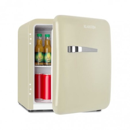 Klarstein Audrey Mini réfrigérateur à boissons 48 litres - Classe A+ - Design rétro crme