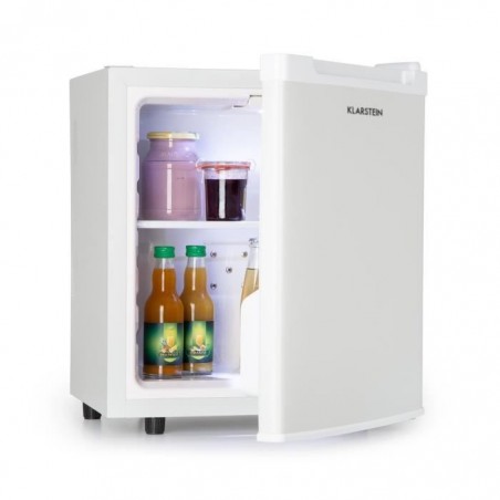 Klarstein Silent Cool Réfrigérateur à boissons - Mini-bar silencieux 30L avec clayette amovible - 4,5 - 15 °C - Classe A+ -