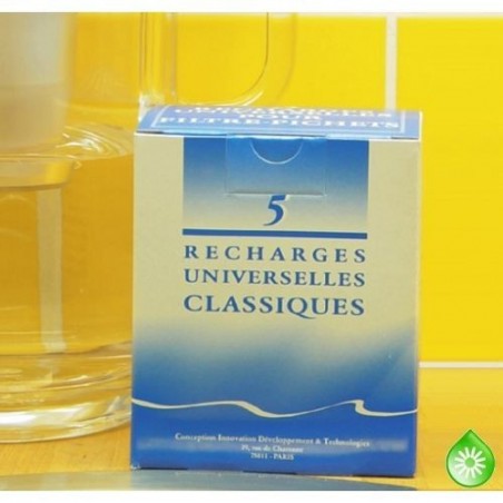 5 recharges filtrantes HYDROPURE (Classique)