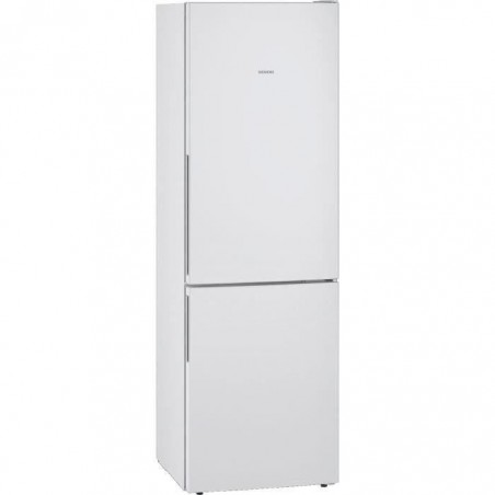 SIEMENS KG36V6WEAS - Réfrigérateur congélateur bas - 309L (215+94) - Froid brassé - L 60cm x H 186cm - Blanc