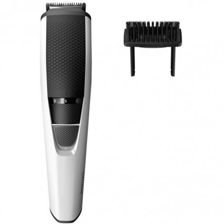 PHILIPS BT3206-14 Tondeuse Cheveux & Barbe - Série 3000 - 10 hauteurs de coupe - blanc