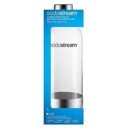 SODASTREAM Bouteille de gazéification grand modèle base métal (Lot de 2)