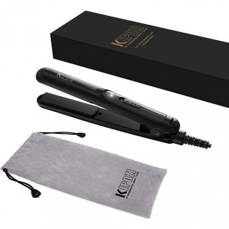 Mini Lisseur Cheveux Courts Professionnel Fer à Lisser et Boucler 2 en 1 pour les franges, cheveux courts et fins