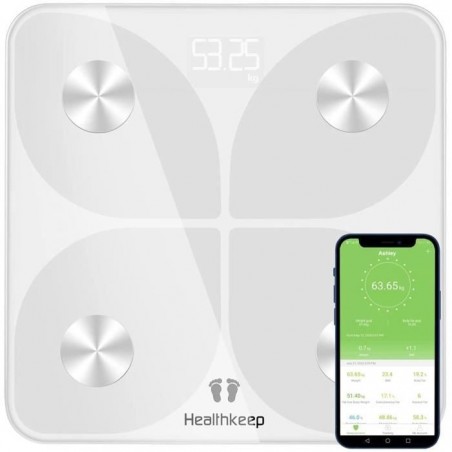 Pse Personne Impedancemetre Connectée Bluetooth avec App Balance Numérique Intelligente pour Graisse Corporelle pour IOS et