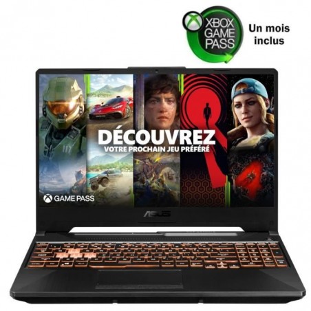 PC Portable Gamer ASUS FX505GT-HN004T - 15,6 FHD 144Hz - Core i5-10300H - RAM 8Go - SSD 512Go - NVIDIA GTX 1650 - Win10 - AZERTY