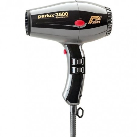 PARLUX 3500 - Sèche-cheveux 2000W - 4 températures - 2 vitesses de séchage - 17cm - 73m3-h - Technologie ionique et céramique -