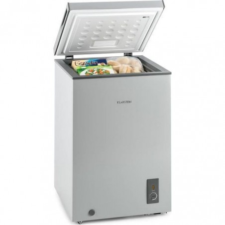 Klarstein Iceblokk Congélateur coffre 100 litres 75W (-15 à -26 °C) classe A+ économe, déplaçable, rangement simple - gris