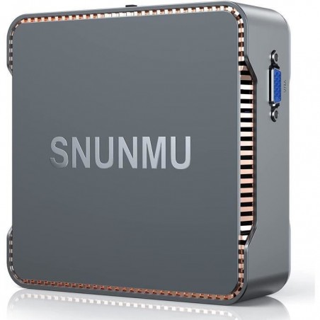 Mini PC , SNUNMU 8Go + 256Go,Celeron J4125 Windows 10 Pro, Dual WiFi 2.4-5G, BT 4.2, 4K HD, 2 HDMI+1 VGA (jusqu'à 2,7 GHz) GK3V