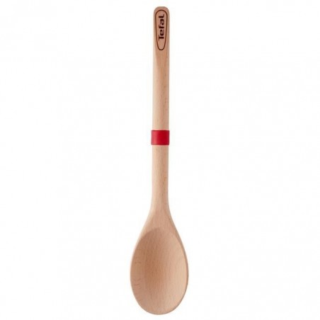 TEFAL Cuillre Ingenio - Bois hêtre et silicone platinium - 32 cm