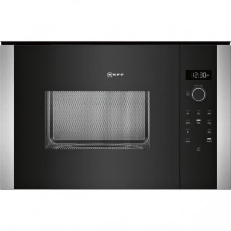 NEFF HLAWD53N0 - Micro-ondes monofonction encastrable noir - 25 L - 900 W