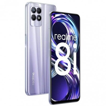 realme 8i Telephone Portable - 4+64GB -MediaTeK Processeur Helio G96, 6.6 Ãcran ,Appareil photo triple IA de 50 MP, NFC -Mauve