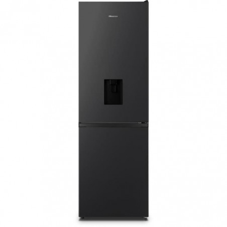 Hisense RB390N4WB1 - Réfrigérateur combiné - 304L (207L + 97L) - Froid ventilé - L59.5cm x H186cm - Noir