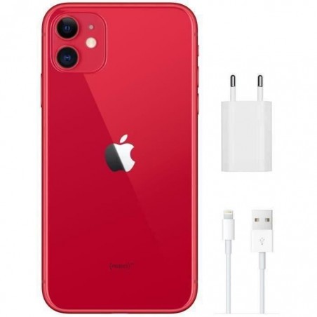 APPLE iPhone 11 128 Go Red - Reconditionné - Trs bon état