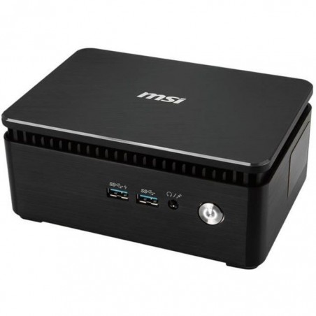 MSI Cubi 3 Silent S 026BEU Barebone mini PC 1 x Core i5 7200U - 2.5 GHz HD Graphics 620 GigE LAN sans fil: 802.11ac, Bluetoothâ¤
