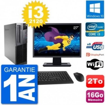 PC Lenovo M92p SFF Ecran 27...