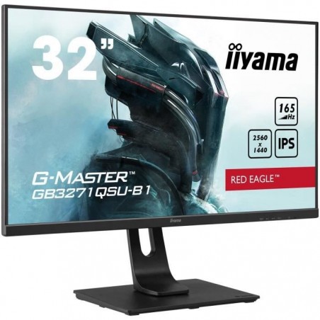 Ecran PC Gamer - IIYAMA G-Master Red Eagle - 31,5 WQHD - Dalle IPS - 1 ms - 165 Hz - HDMI - DisplayPort - USB 3.0 - AMD FreeSync