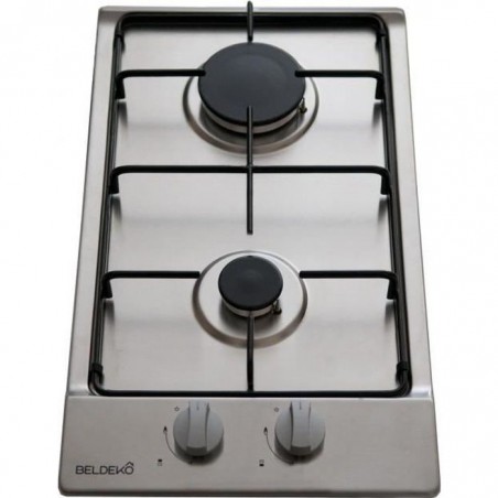 Plaque De Cuisson 2 ZONES - INOX - BELDEKO - GAZ BOUTEILLE