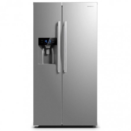 SCHNEIDER - SCUS465IDNFX - Refrigérateur américain - 490 Litres - No Frost - Inox