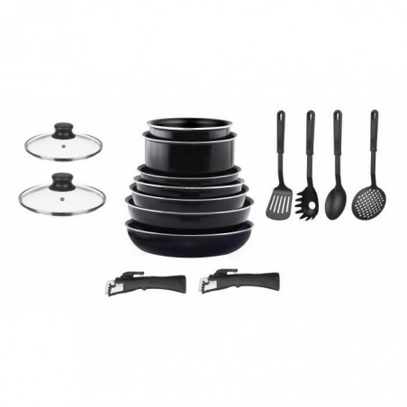 ARTHUR MARTIN AM8970 Batterie de cuisine 15 pcs - Tous feux sauf induction