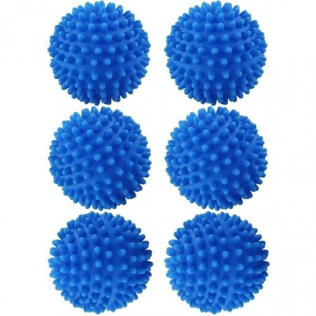 6 Pcs Balles de Séchage, Boule de Lavage pour Machine à Laver Boule de séchage réutilisable Balle de sèche-Linge Boule de