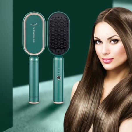 Brosse lissante chauffante peigne à lisser cheveux peigne electrique lisseur