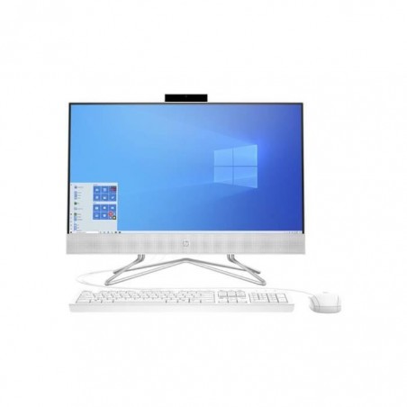 All in One HP 24-df0081nf Blanc AMD Athlon 3050U 8GB DDR4 512Go SSD AMD Integrated Graphic DVD-RW 23.8'' FHD AG LED WIN10