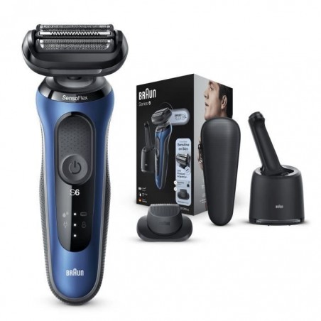 BRAUN Series 6 60-B7200cc Tondeuse barbe - Autonomie 50min - Technologie SensoFlex