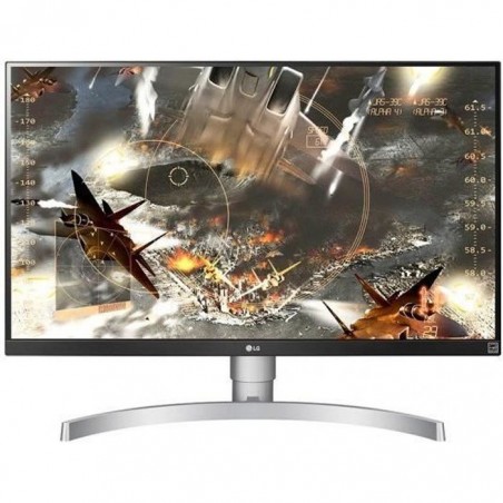 LG Ãcran IPS 4K 27'' - SRGB 99%, HDR 400, FreeSync, Ajustable Hauteur et Pivot, HDMI, Display Port