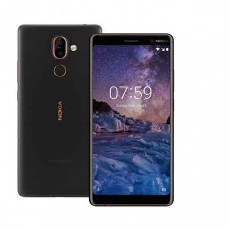 Nok 7 Plus Dual 64Go TA-1062 noir smartphone débloqué